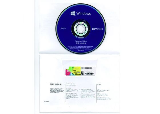 Chiny Multi Language Ms Windows 10 Pro 64bit DVD Oem Naklejka DVD dla firm dostawca