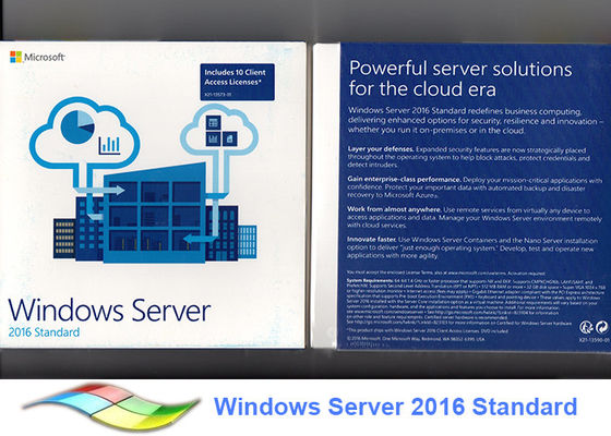 Chiny COA X20 Multi Language Windows Small Business Server 2016 w 100% oryginalny dostawca