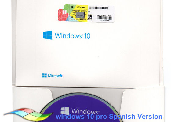 Chiny Wersja hiszpańska Windows 10 Oem Sticker For Home PC Windows Coa Sticker dostawca