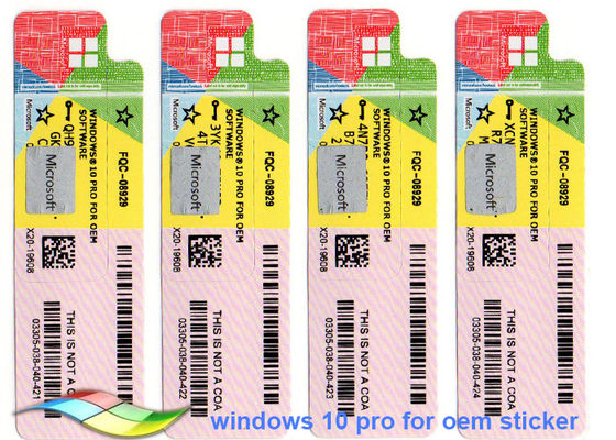 Chiny Oryginalny Microsoft Windows 10 Pro Coa 64Bit Pełna wersja Windows 10 Coa Key dostawca