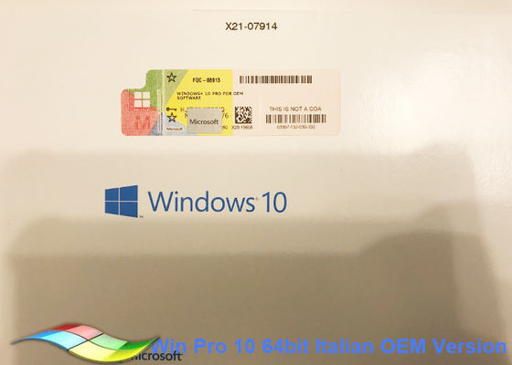 Chiny Pełna wersja Windows 10 Pro OEM Naklejki 32-bitowe Systemy Oryginalne Aktywuj dostawca
