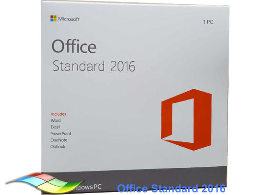 Chiny Standardowy pakiet DVD dla pakietu Microsoft Office 2016 Window System operacyjny na PC dostawca
