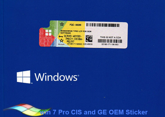 Chiny Klucz produktu Windows 7 Professional 64-bitowy do komputerów typu Tablet / Computer Product Key dostawca