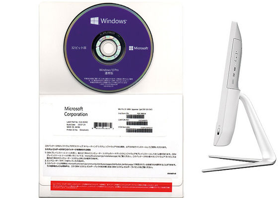 Chiny Japoński język Microsoft Windows 10 Pro OEM Naklejki Lifetime Warranty 64bit Systems dostawca