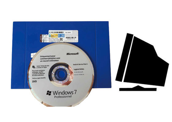 Chiny 100% Oryginalny system Windows 7 Pro Pack Oprogramowanie języka francuskiego COA X20 dostawca