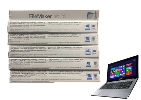 Chiny 100% Oryginalny FileMaker Pro 16 Oryginalne oprogramowanie Online Aktywuj Filemaker Pro Windows 7 dostawca
