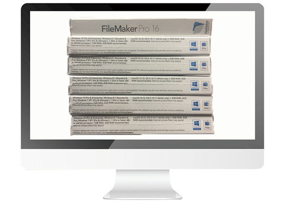 Chiny Angielski / Francuski pakiet FPP Filemaker Pro Oryginalne oprogramowanie Windows MAC dostawca