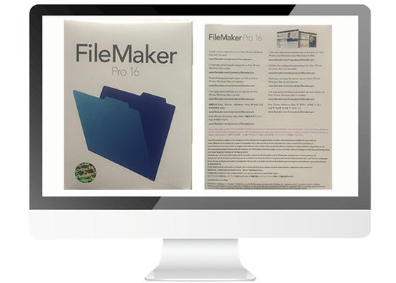 Chiny Pełna wersja Filemaker Pro dla Mac / Win Retail Box V16 Online Aktywuj dostawca