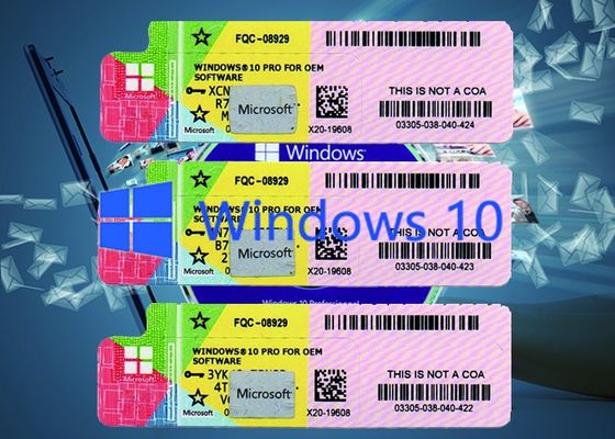 Chiny Oryginalne oprogramowanie klucza systemu Windows 10 64BIT Systems Multi Language, kod Windows 10 Pro dostawca