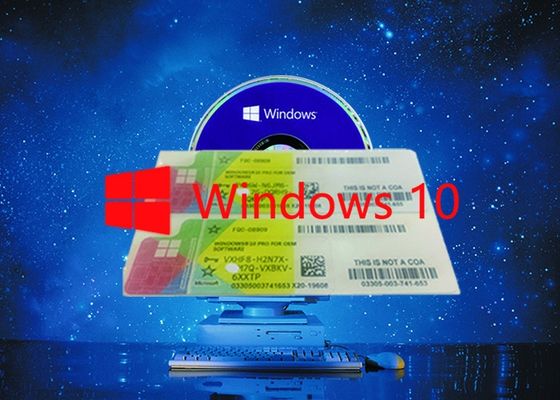 Chiny Pełna wersja Windows 10 Pro COA Sticker Serial Key Konfigurowalne systemy 64-bitowe FQC dostawca