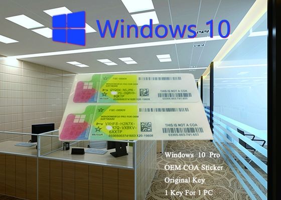 Chiny Windows 10 Pro Klucz produktu Klucz korporacyjny, 64-bitowa aktywacja online dostawca