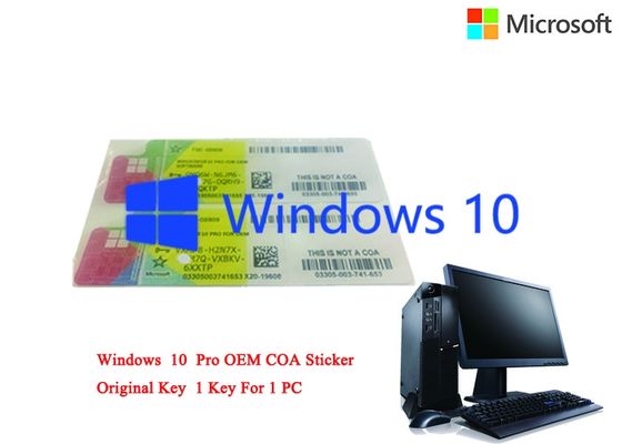 Chiny Naklejka COA języka japońskiego Windows 10 Pro Online Activate License Sticker dostawca