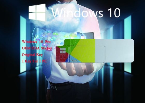 Chiny Windows Product Key Naklejka Windows 10 Pro COA Naklejka Pełna wersja Online Aktywuj konfigurowalny dostawca