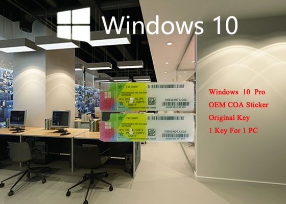 Chiny Windows 10 Pro Italian Italian COA Sticker Aktywacja online Oryginalnie konfigurowalny włoski język FQC dostawca