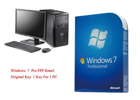 Chiny MS Windows 7 Pro Pack Online Aktywuj systemy 64-bitowe Oryginalne FPP Retail dostawca