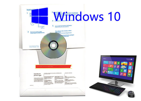 Chiny Oprogramowanie komputerowe Windows 10 Pro OEM Naklejka 64-bitowy klucz Professional z wersją OEM hiszpański dostawca