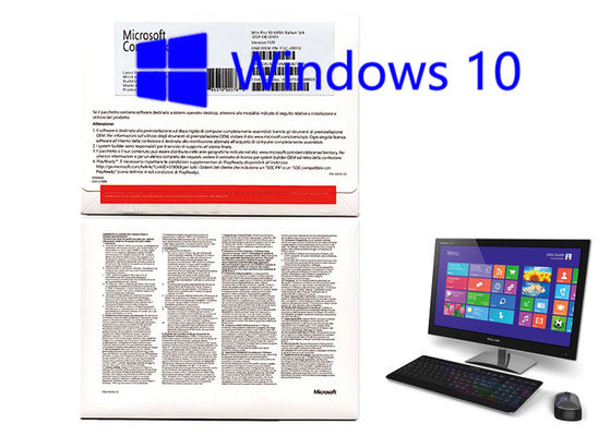 Chiny Microsoft Windows 10 Pro OEM Nieużywany klucz włoski język Brand New Online Software aktywacji dostawca