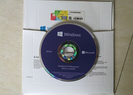 Chiny Francuska wersja Oficjalna naklejka OEM systemu Windows 10 Pro 64BIT na PC Brand New dostawca