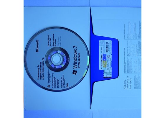 Chiny System operacyjny Microsoft Windows 7 Professional DVD / klucz produktu W7 dostawca
