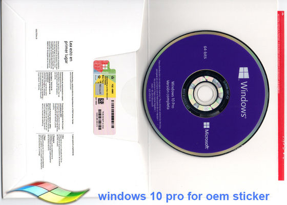 Chiny 100% Oryginalny kod produktu Windows 10 / Windows 10 Professional 64-bitowy dostawca
