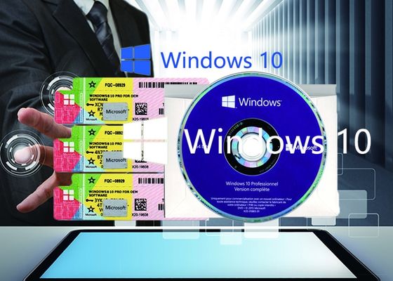 Chiny Oryginalny klucz produktu Windows 10 X20 Online Aktywuj Multi Language COA Sticker dostawca