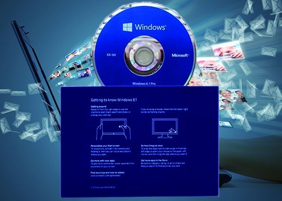 Chiny Pełna wersja Windows 8.1 Pro Pack OEM Wersja wielojęzyczna 64Bit Systems Online Aktywuj dostawca