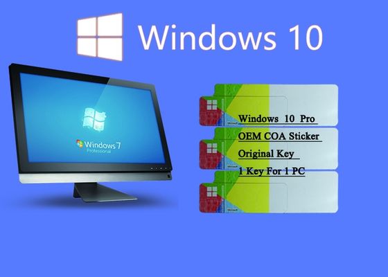 Chiny 100% Oryginalne naklejki Windows 10 Pro COA Online Aktywuj Konfigurowalne FQC COA X20 dostawca